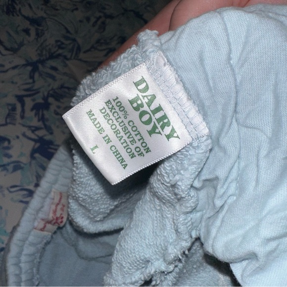 Dairy Girl Summer Countryside Blue Shorts - Picture 7 of 8